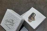 San Stino Di Livenza - Via Roma, 7 - Ring Guerretta Gioielli Woman ANELLO STILE ANTICO in Yellow Gold Zaffiro GUERR155 - GUERR155